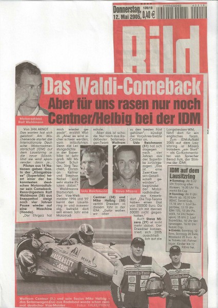 2005-05-12_BILD_Das-Waldi-Comeback