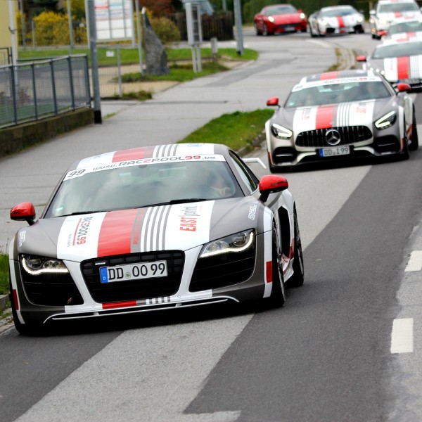 Audi fahren auf der RP99 Sportwagen Erlebnis Tour