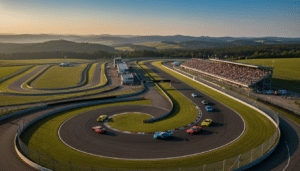 Autodrom Most Historie einblick in die Rennstrecke