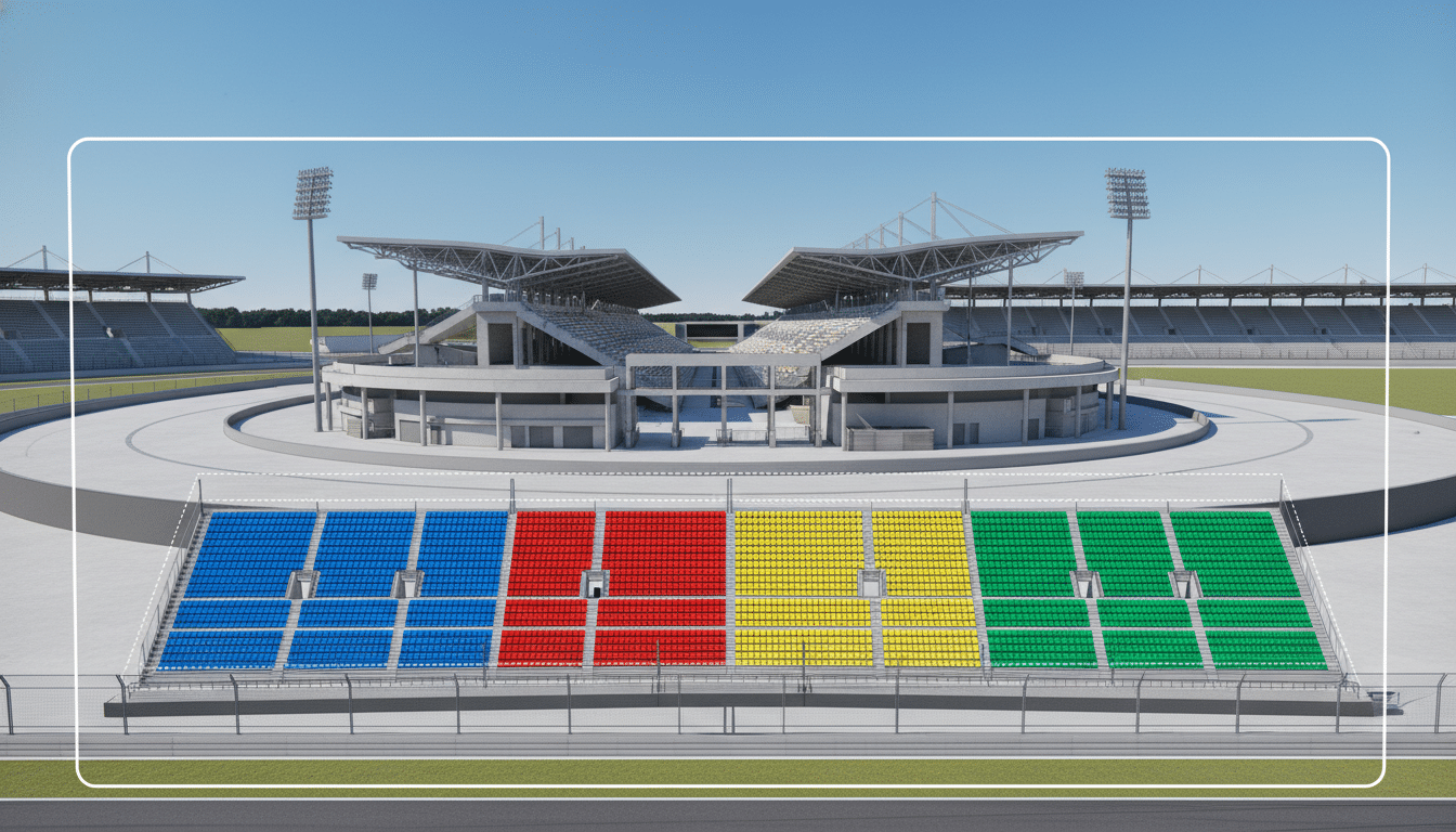Hockenheimring Sitzplan Südtribüne