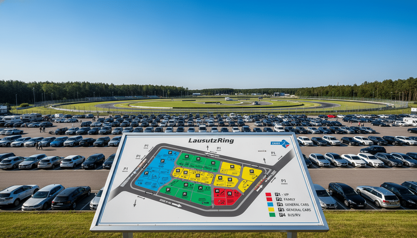 Lausitzring Parkplätze Übersicht & Tipps