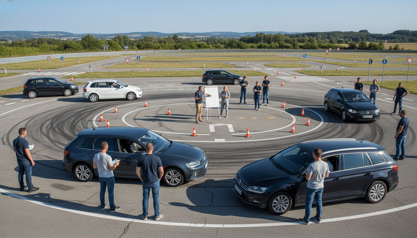Wie läuft ein Fahrsicherheitstraining ab?
